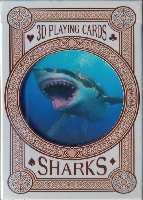 3D Sharks front image