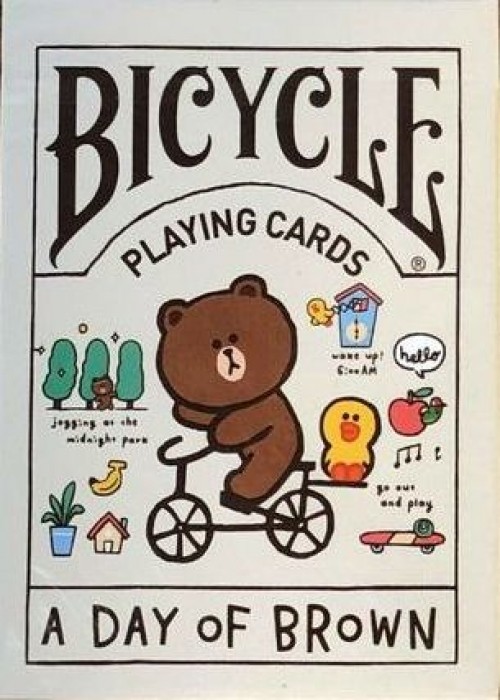 Line Friends A Day of Brown [Bicycle] front image