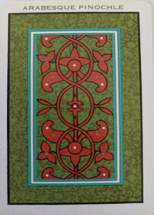 Arabesque Green Pinochle (KEM) front image