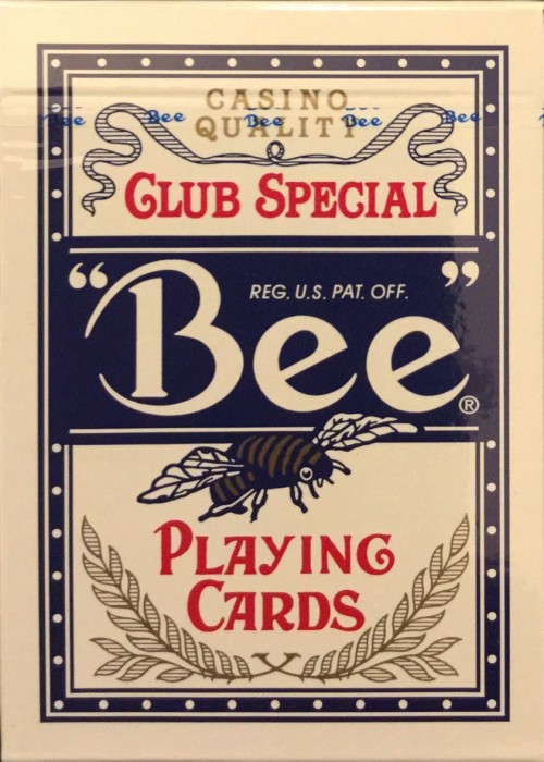 Bee USPCC Logo Tech Art Test Deck Black front image