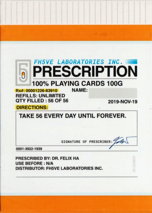 Prescription front image