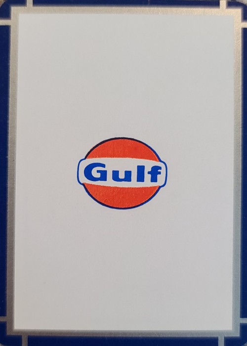 Gulf Oil - Blue front image