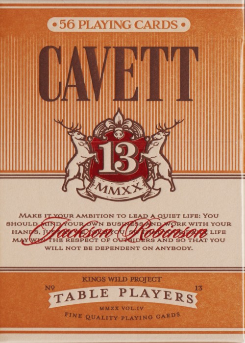 Table Players Volume 4 (Standard) - Cavett front image