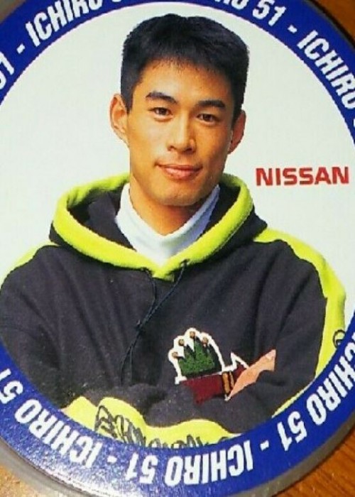ICHIRO SUZUKI NISSAN ORIX BLUE WAVE BASEBALL (Round) front image