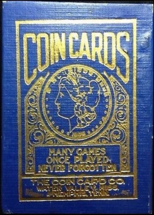 Coin Cards Blue front image