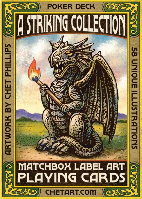 Chet Phillips A Striking Collection Matchbox Label front image
