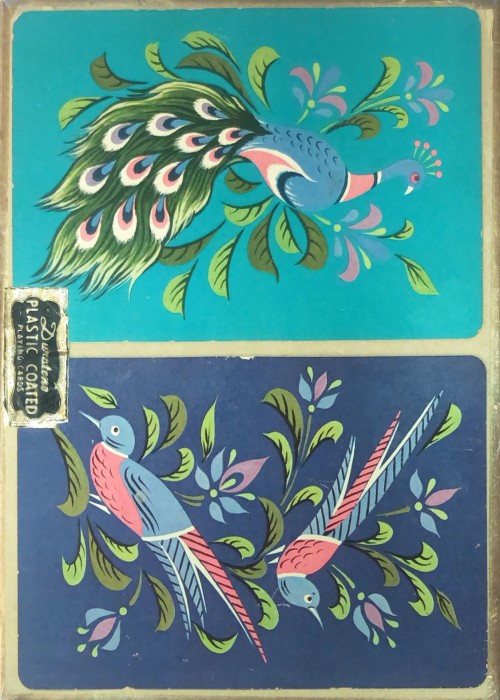 Aarco Duratone Peacock and Birds (Two deck set) front image