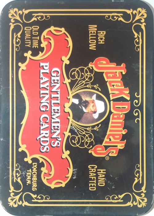 Jack Daniel's Gentlemen's Playing Cards (Two Deck Tin) front image