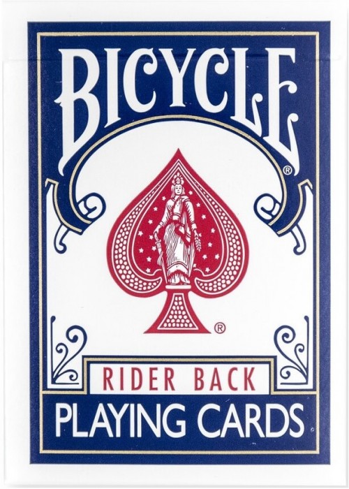 Rider Back Ultimate Marked Deck Blue [Bicycle] front image