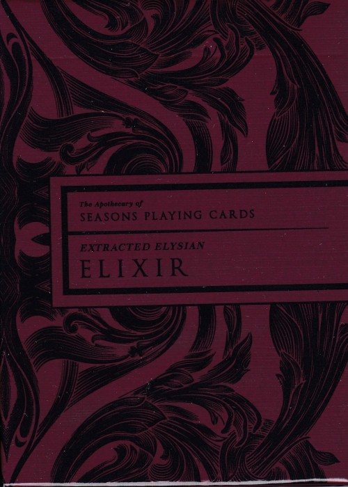 Apothecary Elixir Prototype Black on Blood Red front image