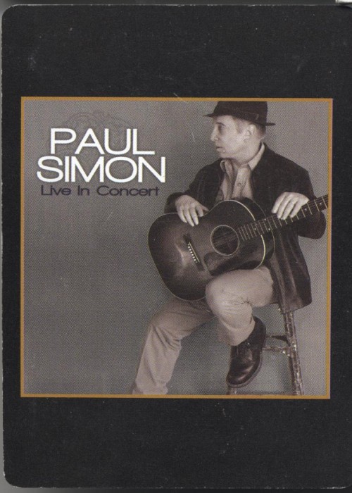 Paul Simon Live in Concert front image