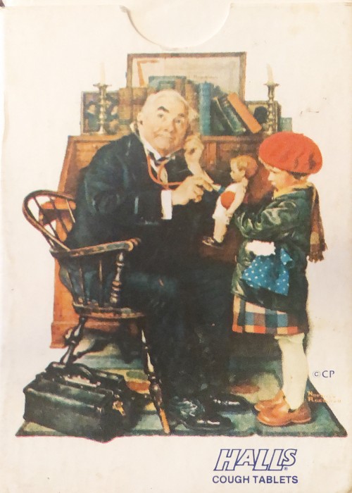 Halls cough tablets front image