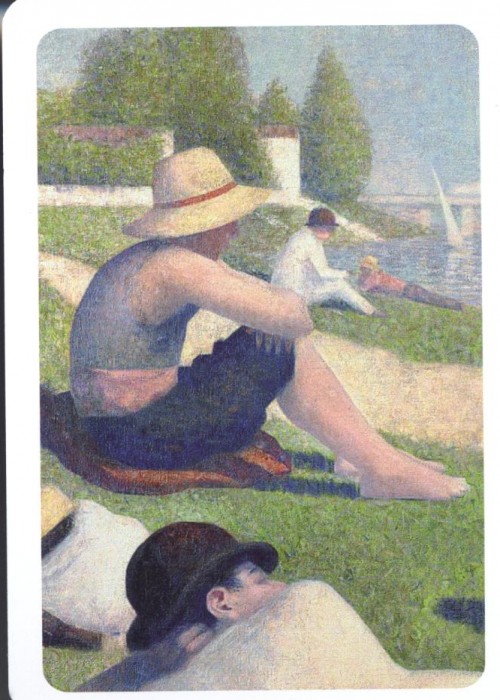 Seurat - Bathers at Asnieres front image