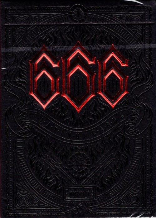 666 crimson flare gilded front image