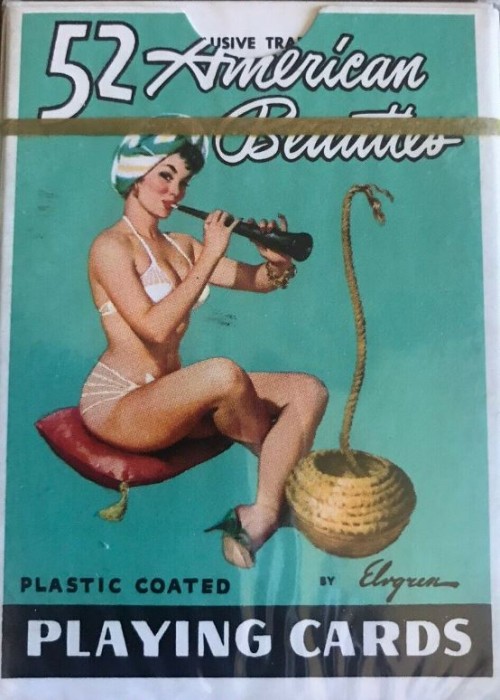 52 American Beauties Gil Elvgren Pin-Ups front image