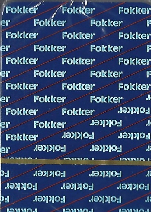 Fokker Playing Cards front image