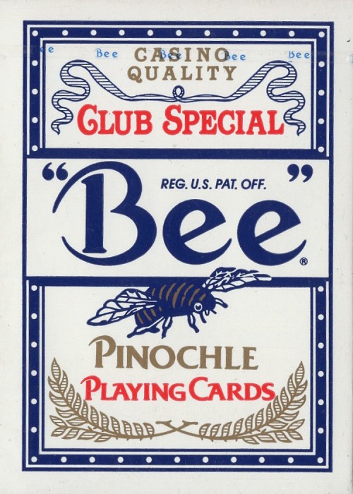 Bee Pinochle No. 97 Blue V2 [Bee] front image