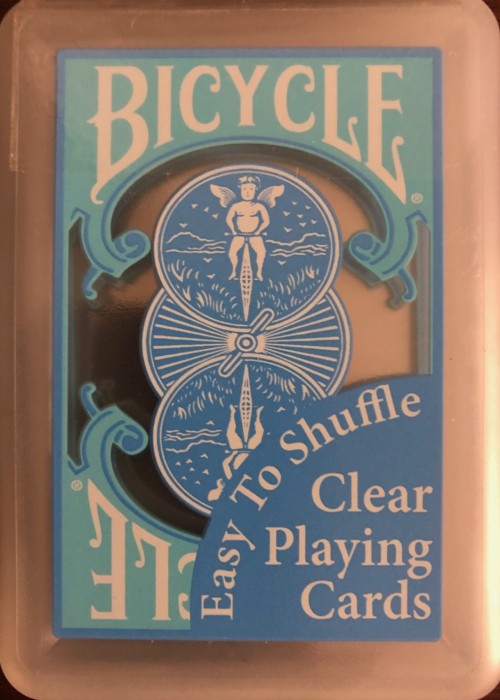 Clear Aqua on Blue (Bicycle) front image